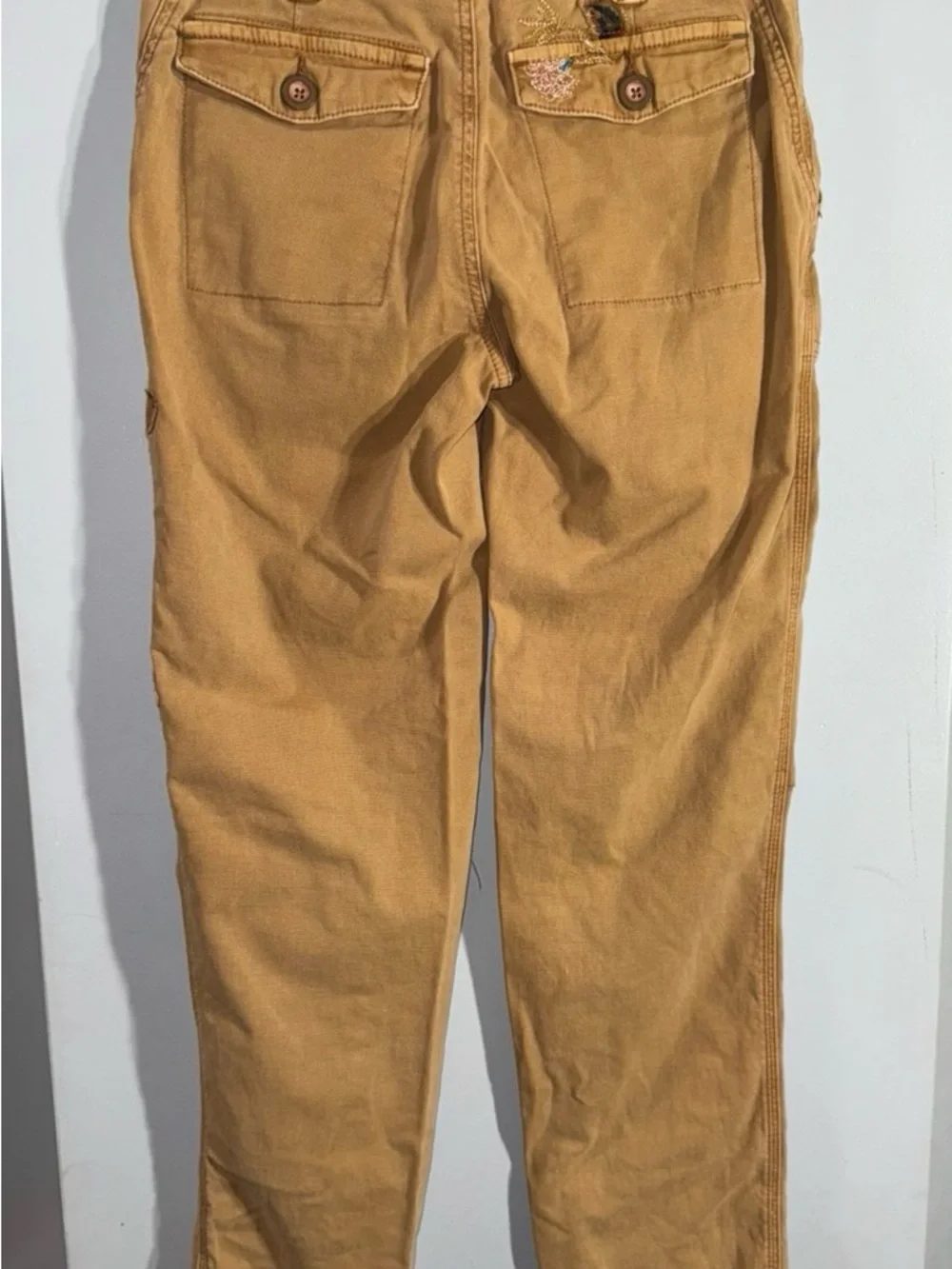Anthropologie The Wanderer Rust-Tan High-Waist Utility Pants - Picture 6 of 9